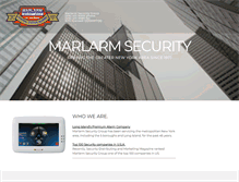 Tablet Screenshot of marlarm.com